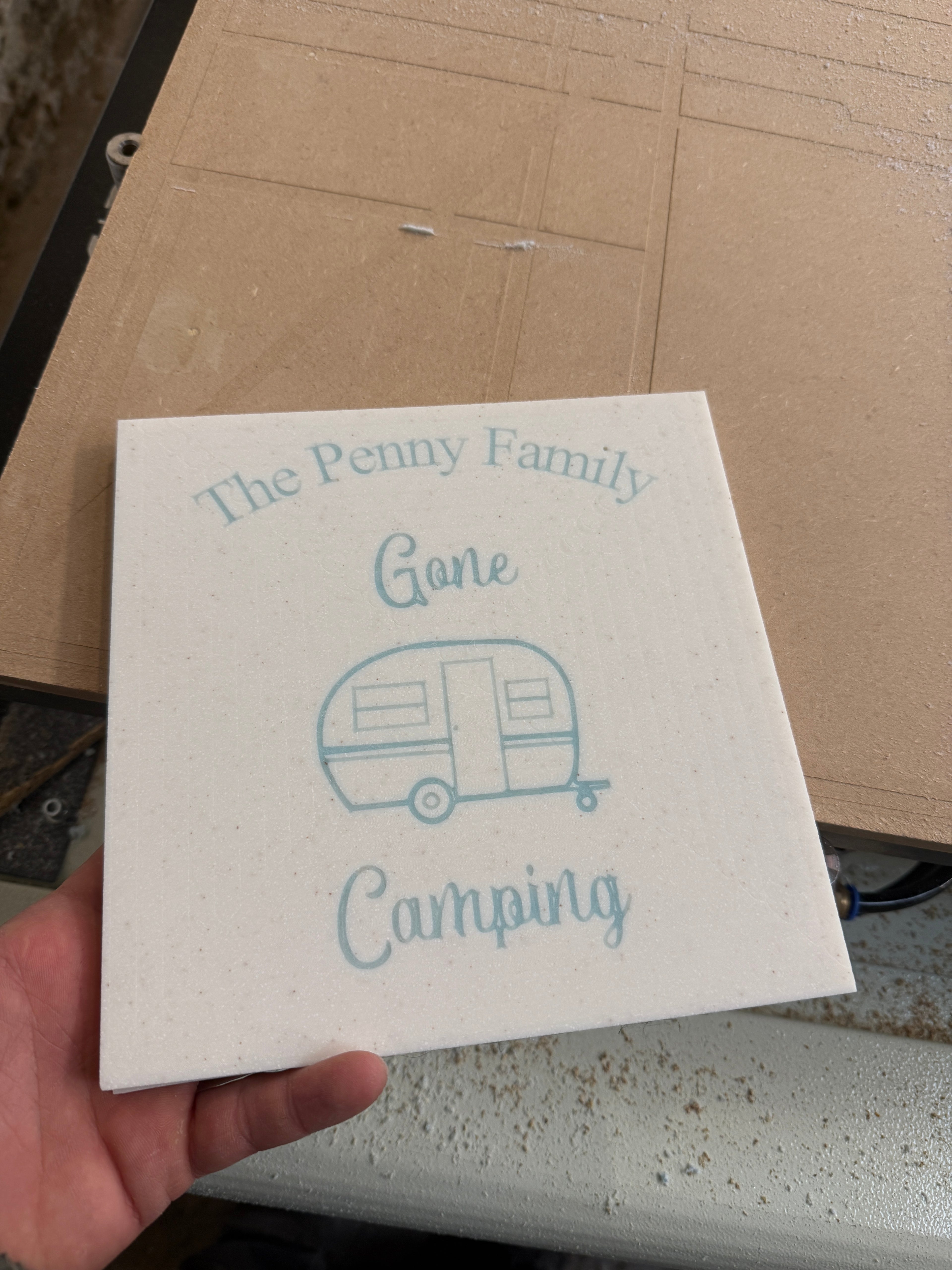Bespoke CNC Corian Chopping Boards – Made to Order 250mm x 250mm