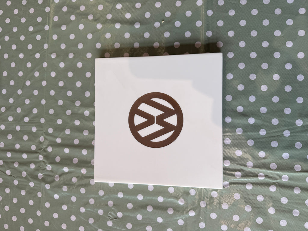CNC VW Campervan Corian Chopping Board 200mm x 200mm