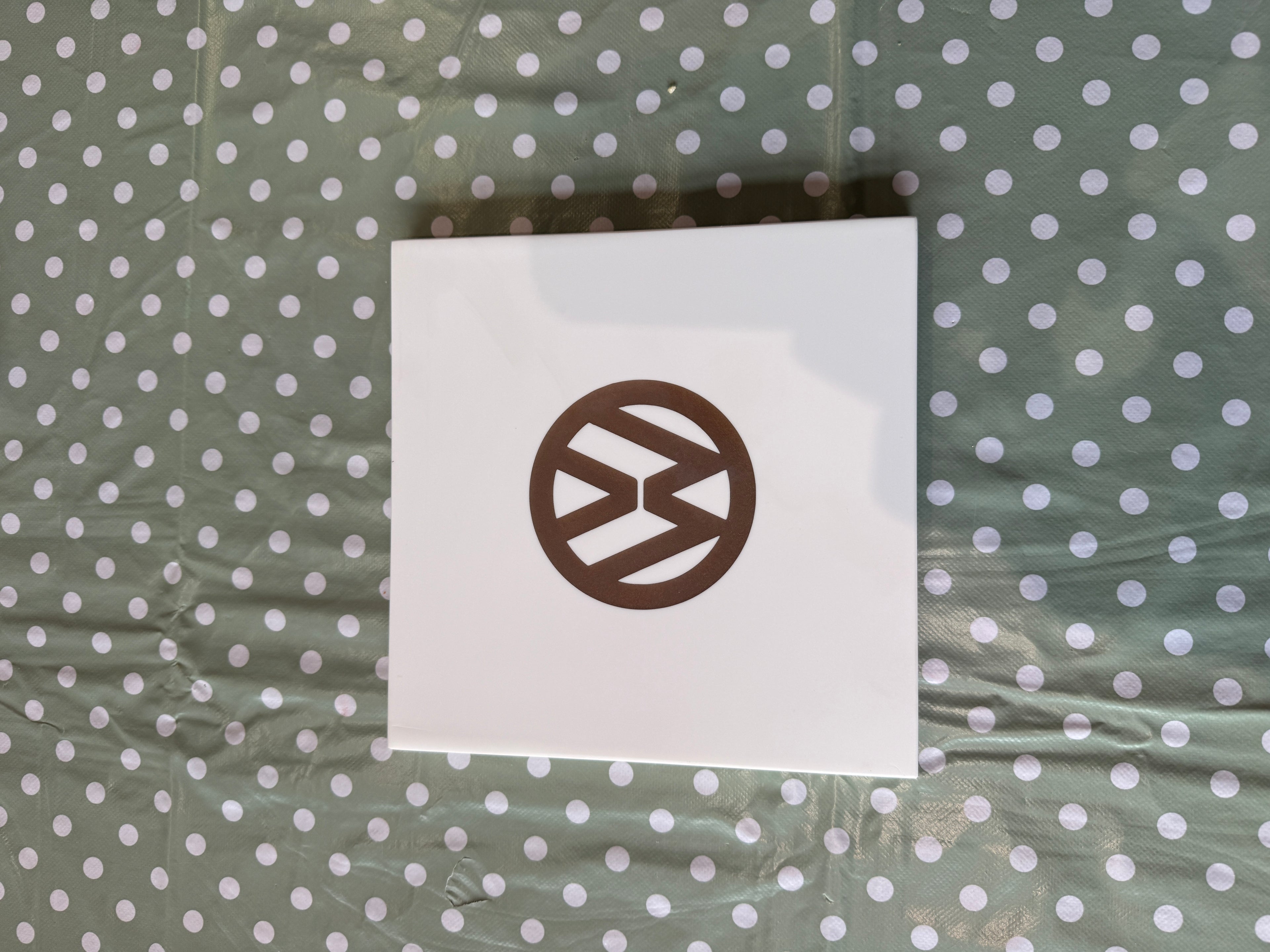 CNC VW Campervan Corian Chopping Board 200mm x 200mm