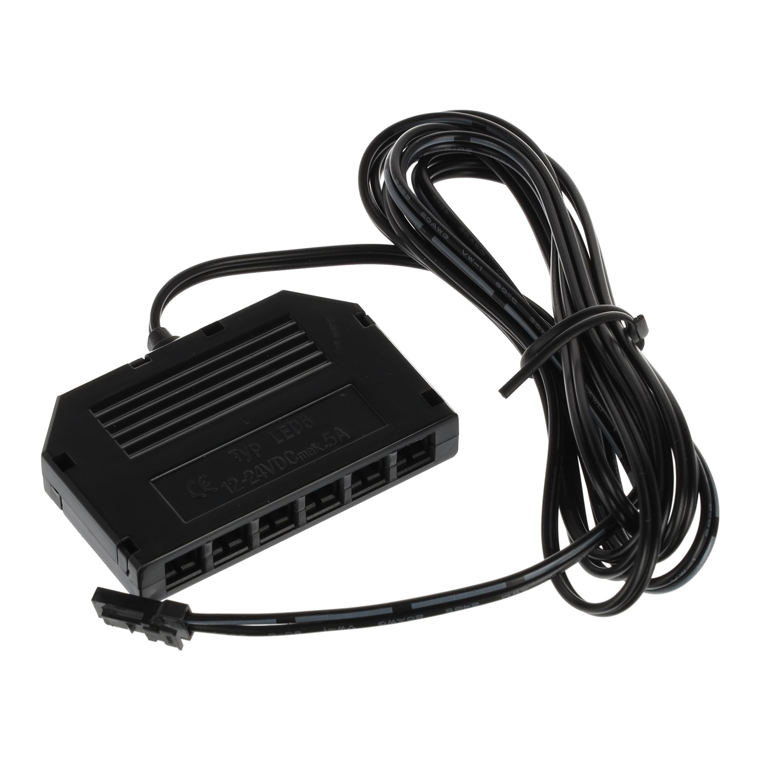 EC91 DC Distributor 6 Outputs 12/24 V, 1.8 m, Connectors MINI